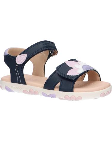 Sandalen für Mädchen GEOX J358ZA 000BC J S HAITI C0694 NAVY-PINK