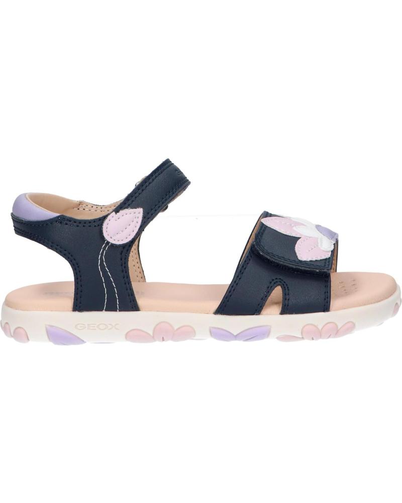 Sandalen für Mädchen GEOX J358ZA 000BC J S HAITI C0694 NAVY-PINK