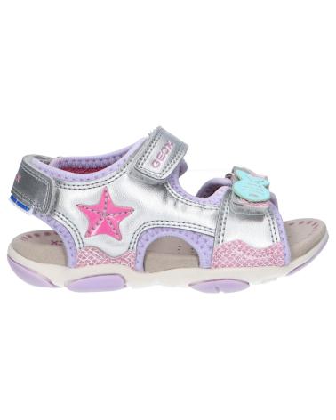 Sandali per Bambina GEOX B250ZB 0NF7Z B S AGASIM C1316 SILVER-LILAC