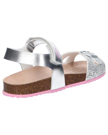 Sandalen für Mädchen GEOX J028MC 0NFEW J ADRIEL C1007 SILVER