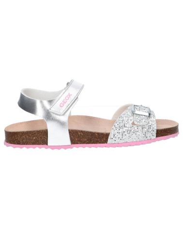 Sandalen für Mädchen GEOX J028MC 0NFEW J ADRIEL C1007 SILVER