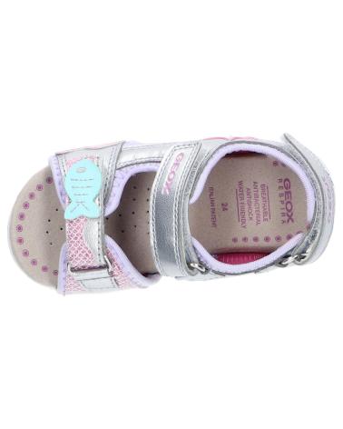 Sandali per Bambina GEOX B250ZB 0NF7Z B S AGASIM C1316 SILVER-LILAC