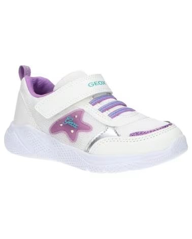 GEOX B254TD 01454 B SPRINTYE C0761 WHITE-LILAC