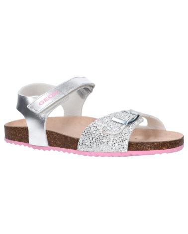 Sandalen für Mädchen GEOX J028MC 0NFEW J ADRIEL C1007 SILVER