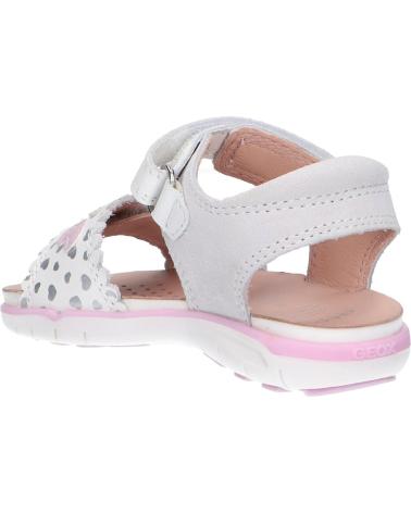 Sandalen für Mädchen GEOX B354MA 08522 B S DELHI C0406 WHITE-PINK