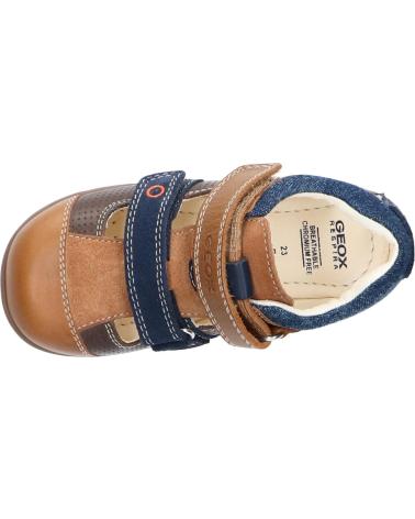 Sapatos de Menino GEOX B1550A 0CL22 B KAYTAN C5GF4 CARAMEL-NAVY