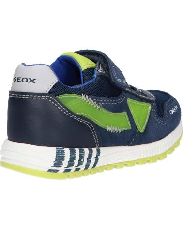 Sportschuhe für Junge GEOX B253CA 02214 B ALBEN C4502 NAVY-FLUO YELLOW