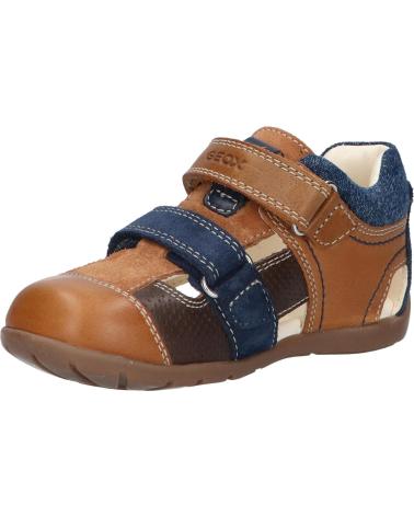 Sapatos de Menino GEOX B1550A 0CL22 B KAYTAN C5GF4 CARAMEL-NAVY