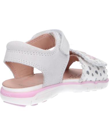 Sandalen für Mädchen GEOX B354MA 08522 B S DELHI C0406 WHITE-PINK