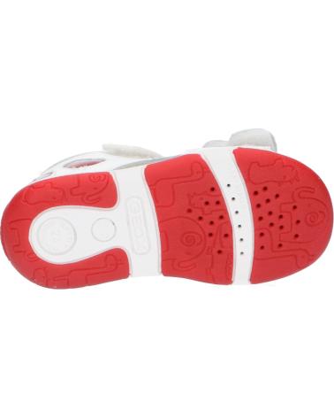 Sandalen für Mädchen GEOX B350YD 085KC B S TAPUZ C0050 WHITE-RED