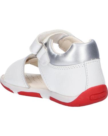 Sandalen für Mädchen GEOX B350YD 085KC B S TAPUZ C0050 WHITE-RED