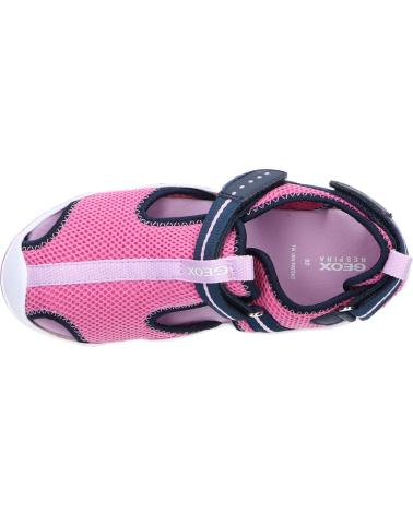 Sandalen für Damen und Mädchen GEOX J1508A 01454 J WADER C8NF4 FUCHSIA-NAVY