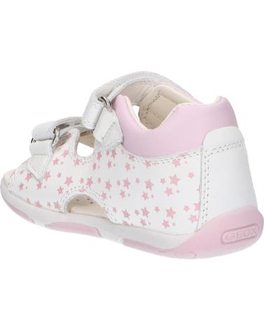 Sandalen für Mädchen GEOX B250YB 00085 B S TAPUZ C0406 WHITE-PINK