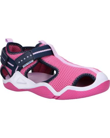 Sandalen für Damen und Mädchen GEOX J1508A 01454 J WADER C8NF4 FUCHSIA-NAVY