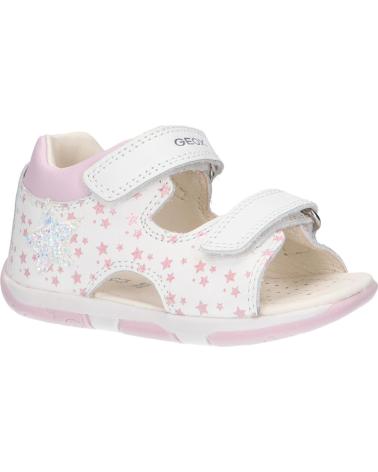 Sandalen für Mädchen GEOX B250YB 00085 B S TAPUZ C0406 WHITE-PINK