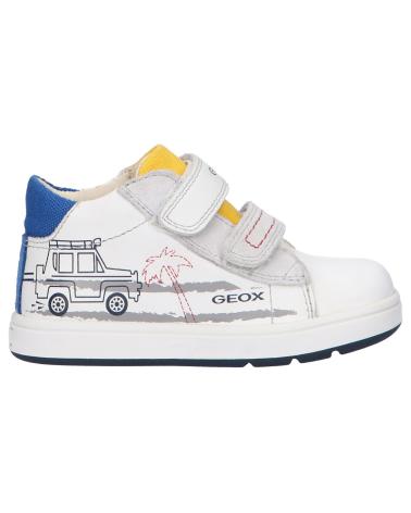 GEOX B044DD 08520 B BIGLIA C0592 WHITE-YELLOW