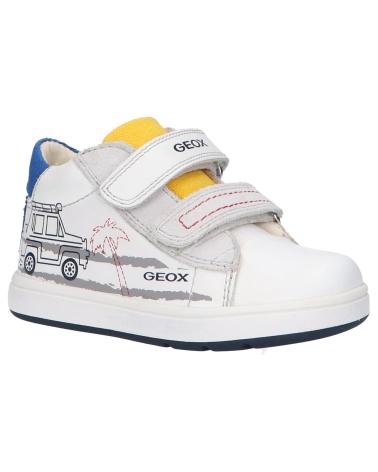 GEOX B044DD 08520 B BIGLIA C0592 WHITE-YELLOW