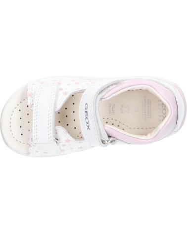 Sandalen für Mädchen GEOX B250YB 00085 B S TAPUZ C0406 WHITE-PINK