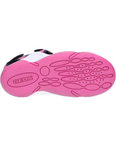 Sandalen für Damen und Mädchen GEOX J1508A 01454 J WADER C8NF4 FUCHSIA-NAVY