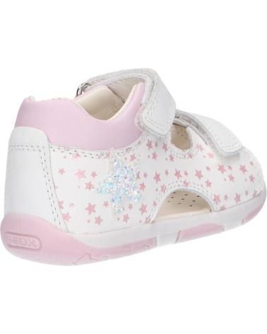 Sandalen für Mädchen GEOX B250YB 00085 B S TAPUZ C0406 WHITE-PINK
