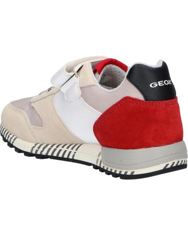 Sportschuhe für Junge GEOX J259EA 022FU J ALBEN C0050 WHITE-RED