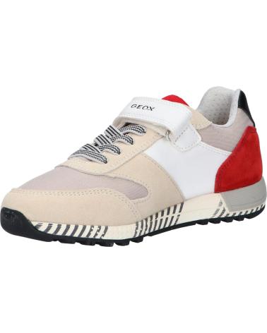 Sportschuhe für Junge GEOX J259EA 022FU J ALBEN C0050 WHITE-RED