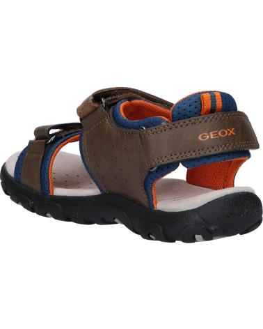 Sandálias de Menino GEOX J2524A 01422 J S STRADA C6402 BROWN-AVIO