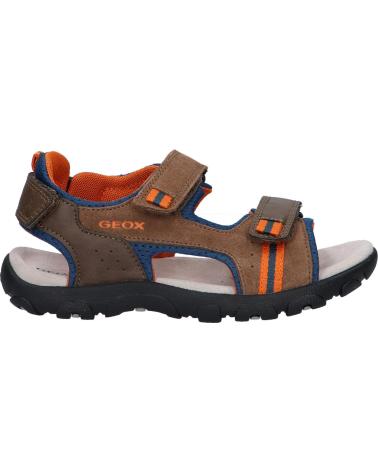 Sandálias de Menino GEOX J2524A 01422 J S STRADA C6402 BROWN-AVIO