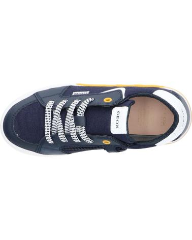 Sneaker für Junge GEOX J35HLA 01054 J ALPHABEET C0657 NAVY-YELLOW