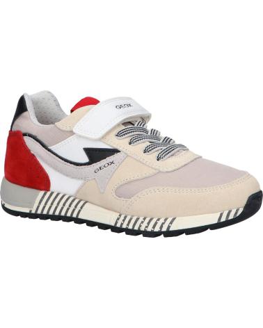 Sportschuhe für Junge GEOX J259EA 022FU J ALBEN C0050 WHITE-RED