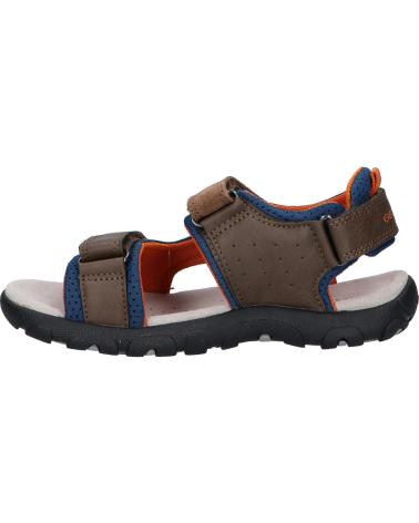 Sandálias de Menino GEOX J2524A 01422 J S STRADA C6402 BROWN-AVIO