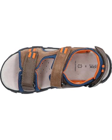 Sandálias de Menino GEOX J2524A 01422 J S STRADA C6402 BROWN-AVIO