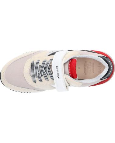 Sportschuhe für Junge GEOX J259EA 022FU J ALBEN C0050 WHITE-RED