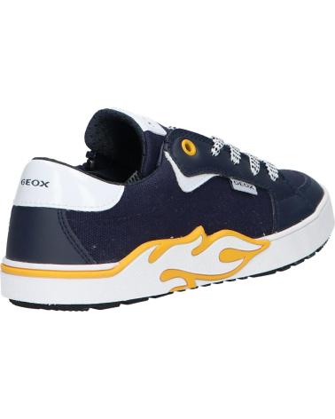 Sneaker für Junge GEOX J35HLA 01054 J ALPHABEET C0657 NAVY-YELLOW
