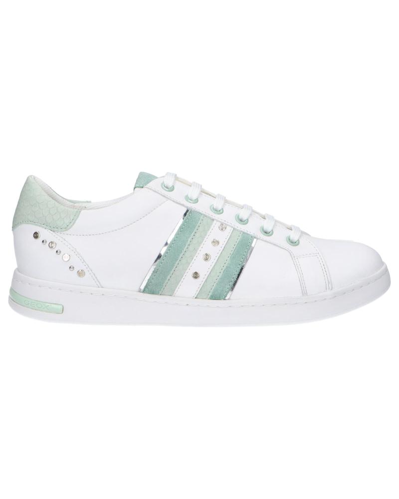 Sapatilhas de Mulher GEOX D151BA 08541 D JAYSEN C0478 WHITE-LT GREEN
