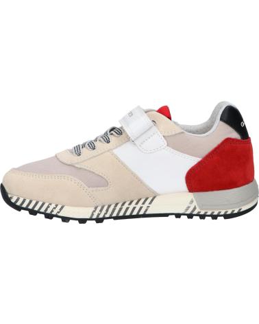 Sportschuhe für Junge GEOX J259EA 022FU J ALBEN C0050 WHITE-RED