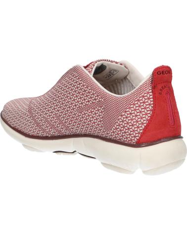 Sapatilhas de Mulher e Menina GEOX D941EE 0KH22 D NEBULA C5Z7M SAND-DK RED -