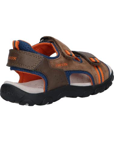 Sandálias de Menino GEOX J2524A 01422 J S STRADA C6402 BROWN-AVIO