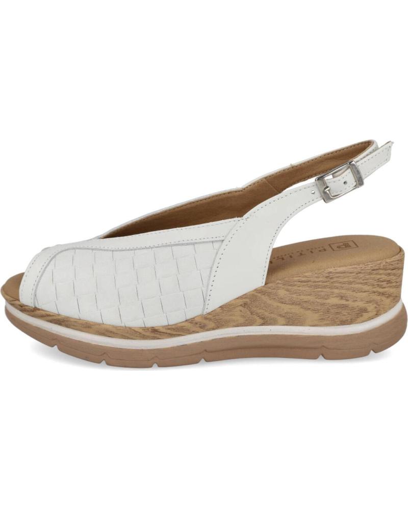 Sandales pour Femme PITILLOS 5024 SANDALIAS PLANAS MUJER BLANCO