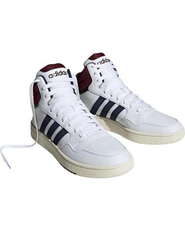 SCARPE ADIDAS HOOPS 3.0 MID HP7895 BIANCHE BLANCO