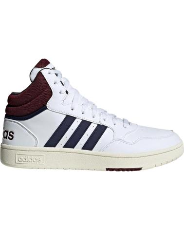 SCARPE ADIDAS HOOPS 3.0 MID HP7895 BIANCHE BLANCO