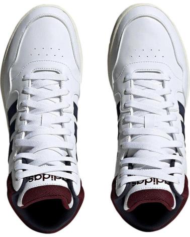 SCARPE ADIDAS HOOPS 3.0 MID HP7895 BIANCHE BLANCO