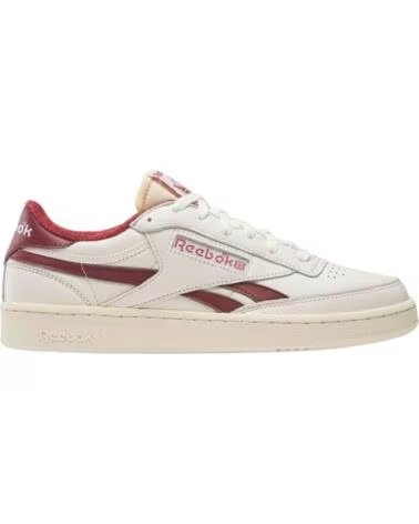 BASKETS REEBOK 100233964 VINTAGE CHALK PAPERWHITE CLASSIC BURGUNDRY UNISEXE VINTAGECHALK-PAPERWHITE-CLASSICBURGUNDRY