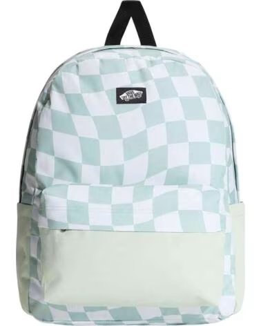 VANS OFF THE WALL Mochila Vans Old Skool Classic Backpack Dusty Mint Checkerboard en verde para unisex DUSTY MINT