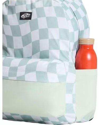 VANS OFF THE WALL Mochila Vans Old Skool Classic Backpack Dusty Mint Checkerboard en verde para unisex DUSTY MINT