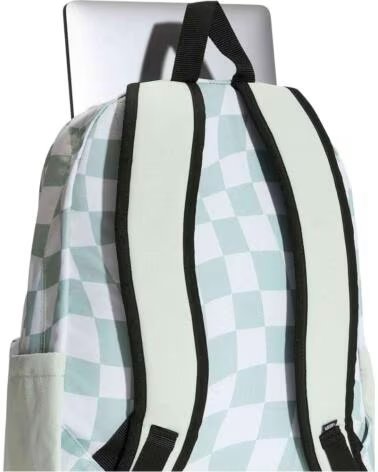 VANS OFF THE WALL Mochila Vans Old Skool Classic Backpack Dusty Mint Checkerboard en verde para unisex DUSTY MINT