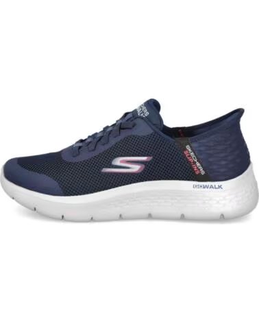 SKECHERS SCARPE DA GINNASTICA GO WALK SLIP-INS 070-338937 UOMO BLU AZUL