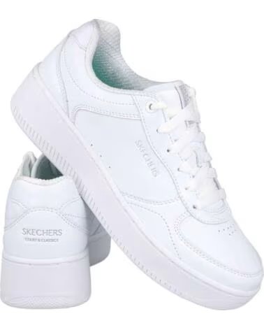 SKECHERS SCARPE 070-989041 BIANCO DONNA BLANCO
