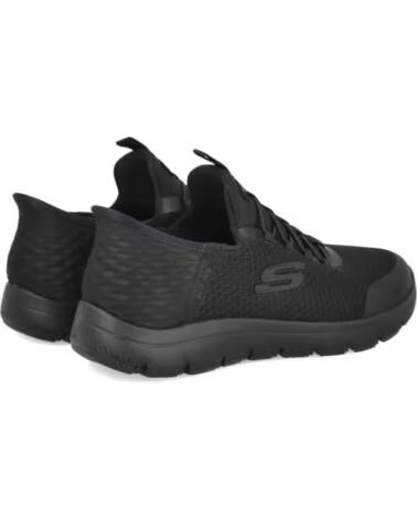 SKECHERS SCARPE DA GINNASTICA SLIP-INS 070-343725 UNISEX NERO NEGRO