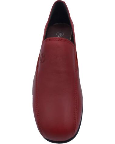 Zapatos de Mujer DIGO DIGO ZAPATO PIEL COMODO ROJO